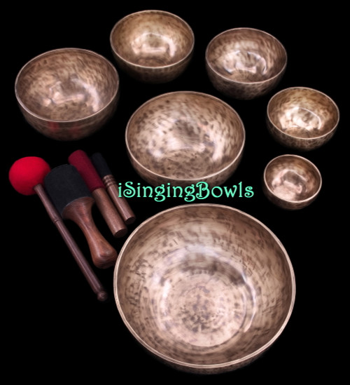 Tibetan Singing Bowl Set #206: Cycle of Fifths, w/ 432 Hz Tuning