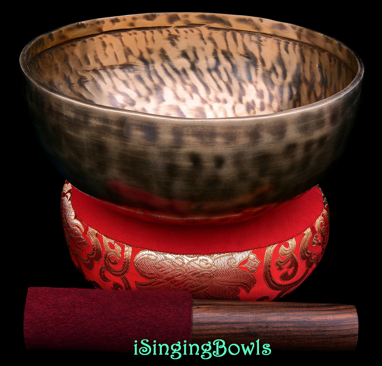 New Tibetan Singing Bowl 10768 HW 9 1/2", C3 & F5. iSingingBowls