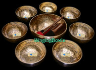 Tibetan Singing Bowl Set #216: Cycle of Fifths-- HEART OF HEARTS