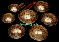 Tibetan Singing Bowl Set #220: 3rd Octave Cycle of Fifths w/ 432 Hz Tuning