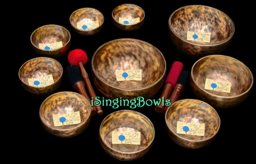 Tibetan Singing Bowl Set #223