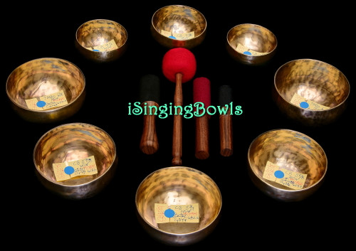Tibetan Singing Bowl Set #226