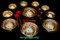Tibetan Singing Bowl Set #205b: Alexandre Tannous Method Hybrid (10 pc.)