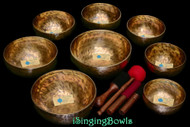 Tibetan Singing Bowl Set #227c