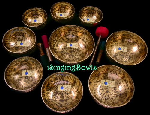 Tibetan Singing Bowl Set #242