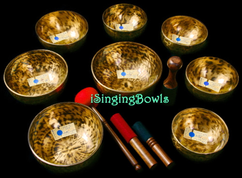 Tibetan Singing Bowl Set #253