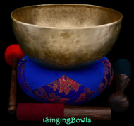 Antique Tibetan Singing Bowl #N224: HW 11", circa 17th Century, D2 & A3.