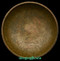 Antique Tibetan Singing Bowl #N235: inside