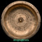 Antique Tibetan Singing Bowl #N232: interior
