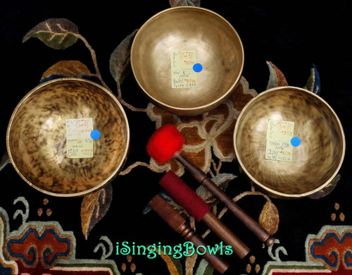 Tibetan Singing Bowl Set #42