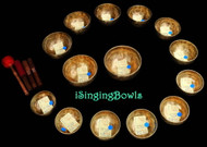 Tibetan Singing Bowl Set #32: Chromatic (14 pc.)