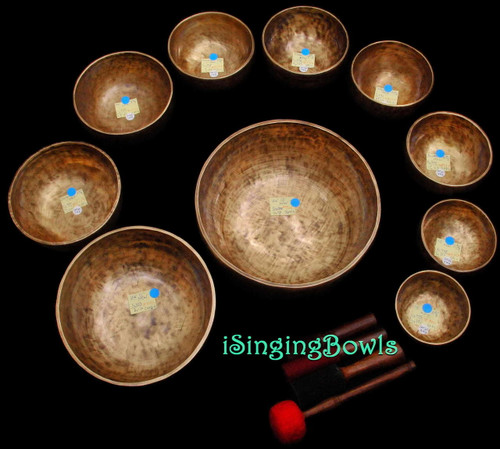 Singing Bowl Set #65b: Alexandre Tannous Method (10 pc.)