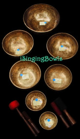 Cycle of Fifths Singing Bowl Set based upon 432 Hertz tuning.