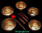Singing Bowl Set #84: Pentatonic Rim (5 pc.)