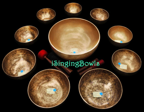 Singing Bowl Set #88: Alexandre Tannous Method (10 pc.)