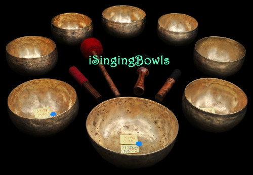 Antique Tibetan Singing Bowl Set #98