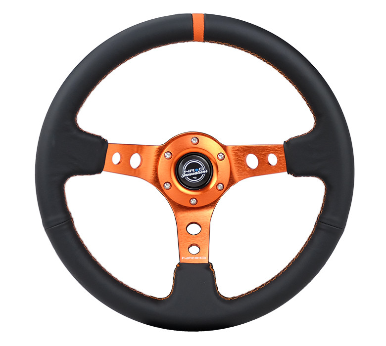 NRG Sport Orange Steering Wheel MrSteeringWheel