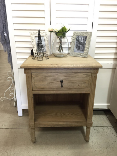 Versailles Open Bedside - Weathered Oak