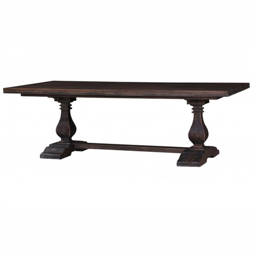 Provincial Trestle Dining Table 240cm - Size: 76H x 244W x 102D (cm)