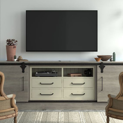 Sonoma Media TV Console Unit - Smokey Grey