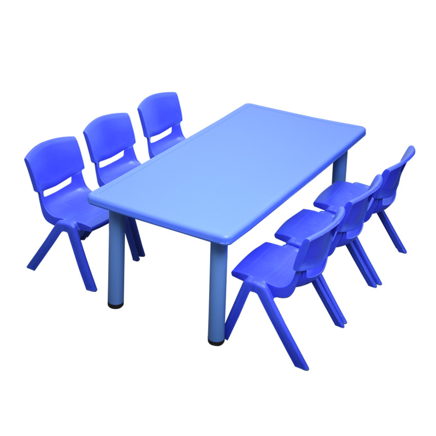 kids blue table