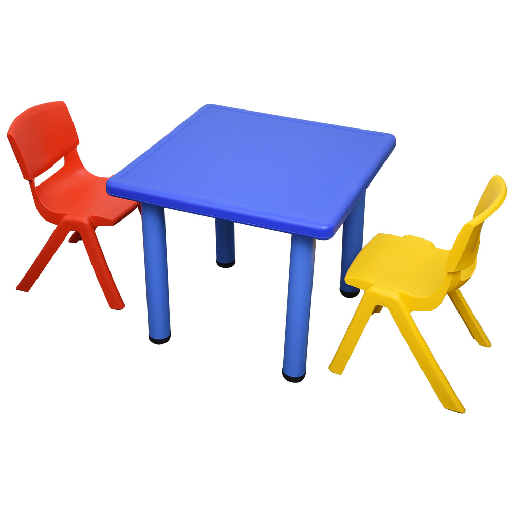 kids blue table
