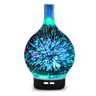 Aroma Diffuser 3D LED Light Oil Firework Air Humidifier 100ml