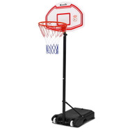 Everfit 2.1M Adjustable Portable Basketball Stand Hoop System Rim White