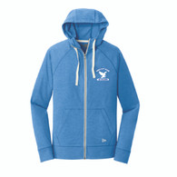 Fremont - Women's Soft Full Zip Royal Blue Hooded Sweatshirt