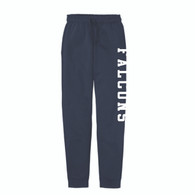 Fremont - Adult Cotton Poly Fleece Jogger Navy Pant