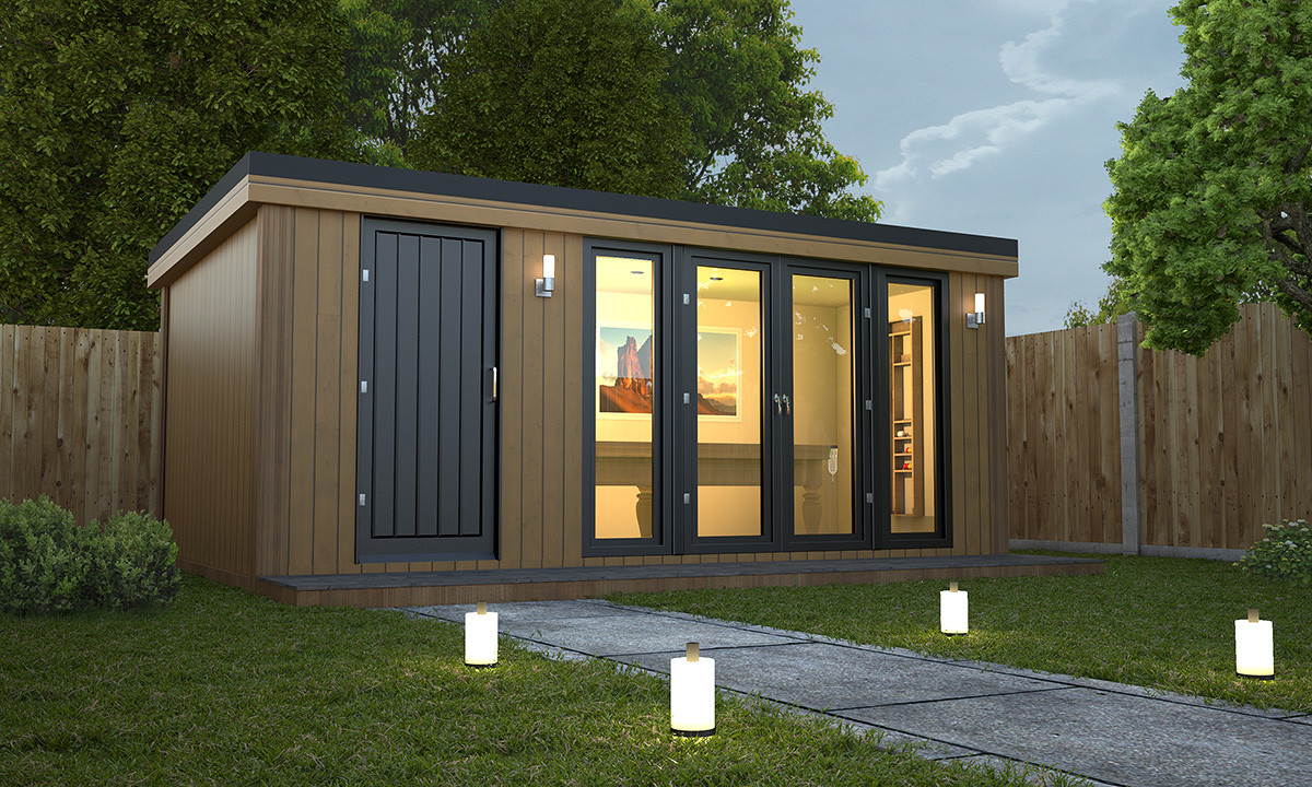 Garden Rooms and Garden Offices Combi Style 4.8m x 3.4m