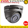 Hikvision  DS-2CE56D0T-IRM/Grey 2MP 3.6mm fixed lens 20m IR CCTV Eyeball Camera 