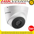 Hikvision 5MP Ultra-Low Light 3.6mm fixed lens 40m IR IP67 EXIR TVI Turret Camera - DS-2CE56H5T-IT3 
