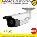 Hikvision 8MP 4K 4mm fixed lens 80m IR WDR PoE IP Network Camera - DS-2CD2T85FWD-I8
