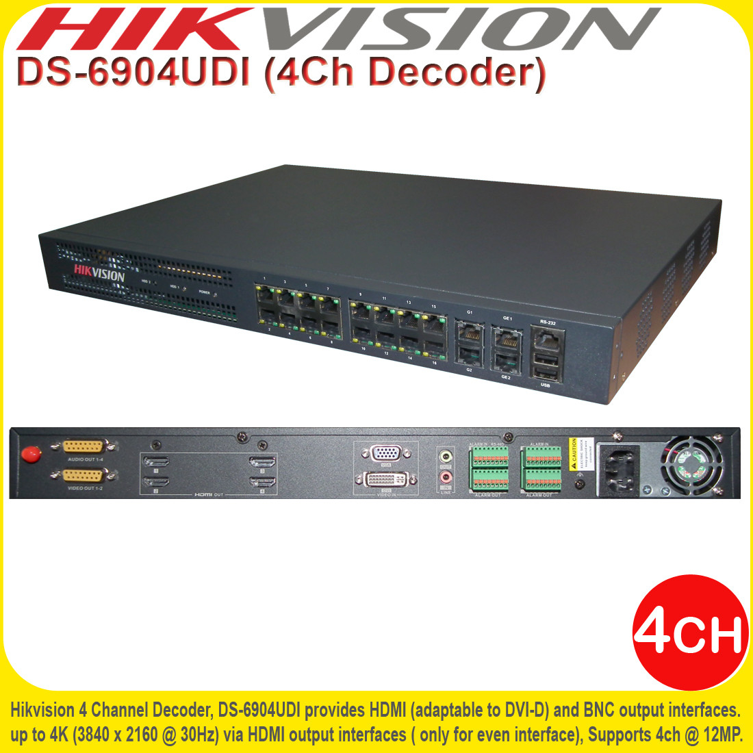 Hikvision video wall decoder shops