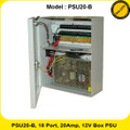 PSU20-B 18 Port 20Amp 12V Box PSU