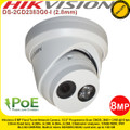 Hikvision 8MP 2.8mm fixed lens 30m IR IP67 120dB WDR  IP Network  Turret Camera - DS-2CD2383G0-I