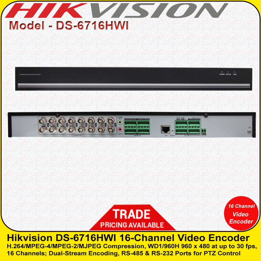 Hikvision store tvi encoder