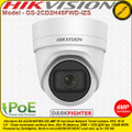 Hikvision DS-2CD2H45FWD-IZS 4MP 2.8-12mm motorized varifocal lens 30m IR Darfighter Ultra low light  IP Turret Camera 