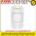 Ajax MOTIONPROTECT PLUS - WHITE Wireless motion detector with microwave sensor that notifies the owner of first signs of home or office intrusion
