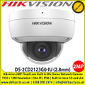 Hikvision DS-2CD2123G0-IU 2MP 2.8mm fixed lens 30m IR 120dB WDR IP66 IK10 Built-in micro SD/SDHC/SDXC card slot Built-in microphone Dome Network Camera
