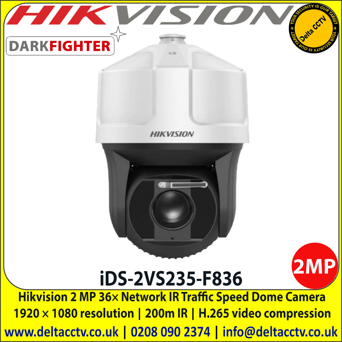 200 meter ir distance cctv camera