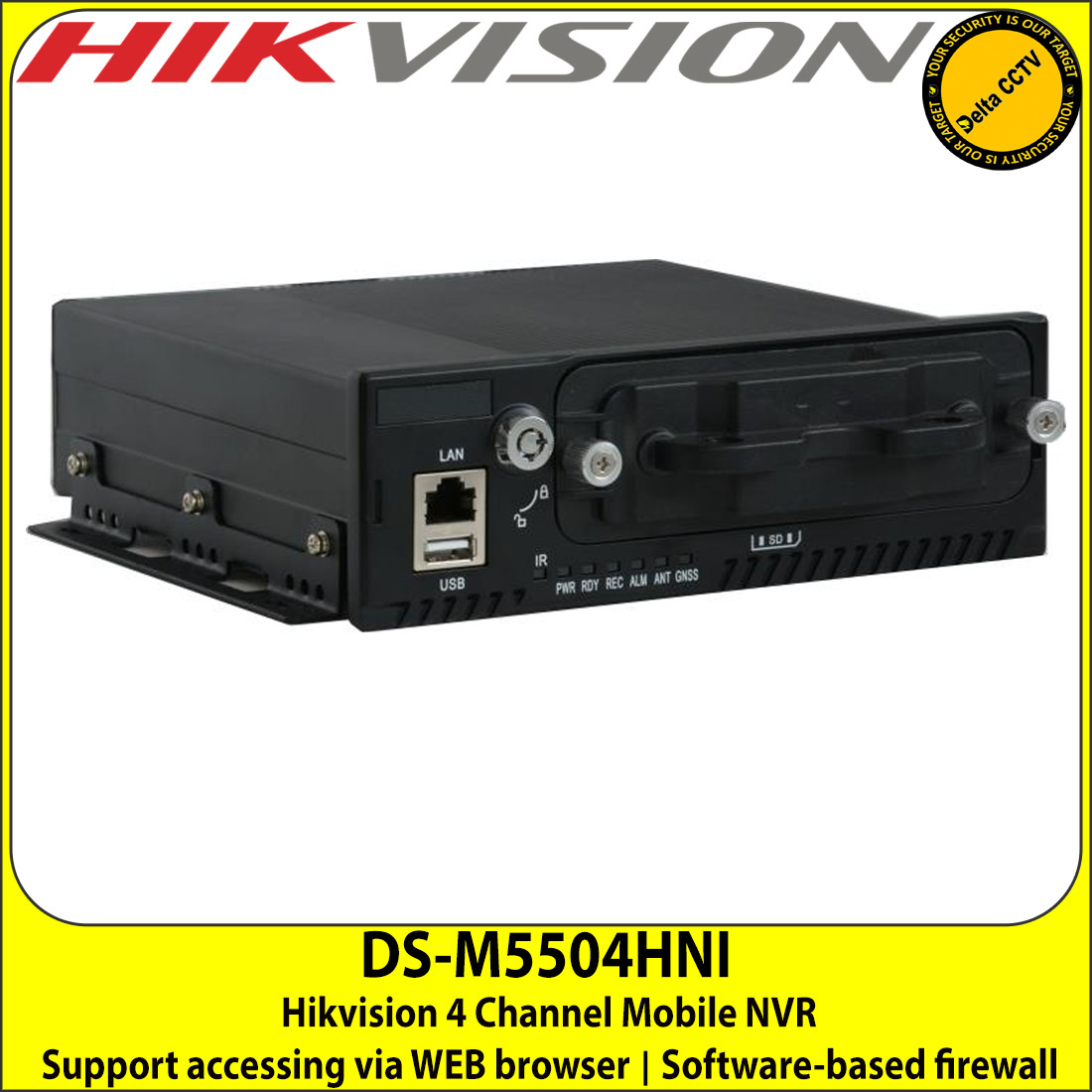 Mobile store nvr hikvision