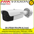 Hikvision DS-2TD2617B-6/PA 6.2mm fixed lens thermographic bullet body temperature measurement camera