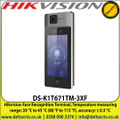 Hikvision Face Recognition Terminal, Recognition distance: 0.5 to 1.5 m, Temperature measuring range: 30 °C to 45 °C (86 °F to 113 °F), accuracy: ± 0.5 °C - (DS-K1T671TM-3XF)