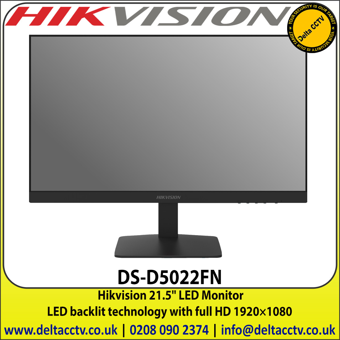 hikvision led monitor