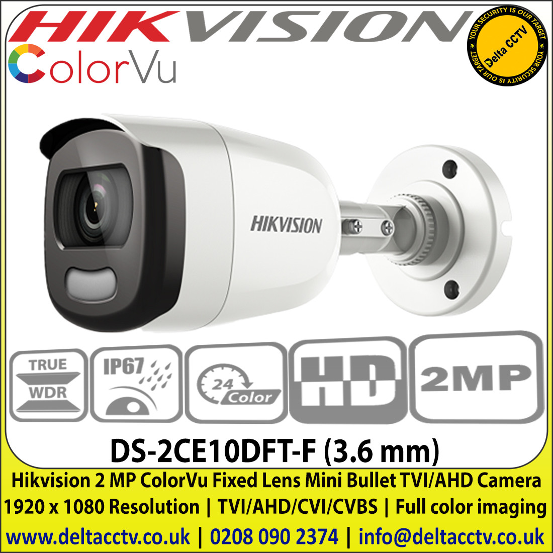 Hikvision 2.0 hot sale mp camera