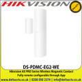 HIKVISION DS-PDMC-EG2-WE AX PRO Series Wireless Magnetic Contact, Slim design for an unobtrusive (unnoticeable) installation, Fully remote configurable through App