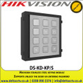 Hikvision DS-KD-KP/S Stainless Steel Keypad Module, Supports Unlock The Door Vva Entering Password
