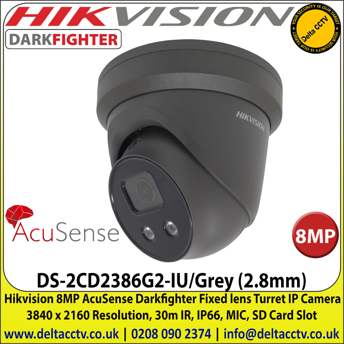 hikvision minimum light level for darkfighter